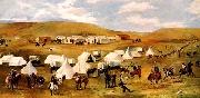 Charles M Russell Cowboy Camp During The Round Up china oil painting artist